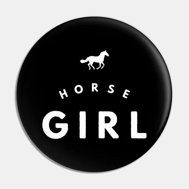 Horse Girl - Horseback Riding Lover Cute Gift Horse Whisperer Pin by PugSwagClothing