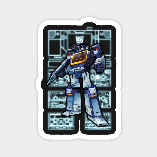 Masterpiece Soundwave Magnet by Draconis130