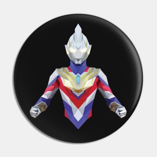 Ultraman Trigger Multi-Type (Low Poly Art) Pin