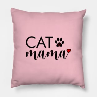 Cat Mama Funny Mother Cats Lover Birthday Gift Pillow