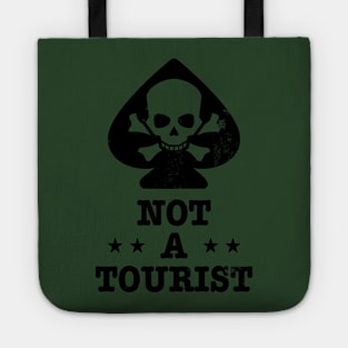 Not A Tourist (distressed) Tote