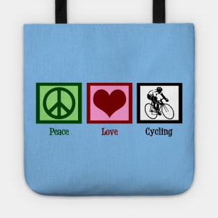 Peace Love Cycling Tote