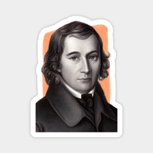 German Writer Wilhelm Grimm illustration Magnet