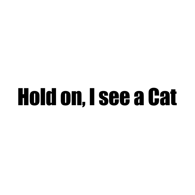 Hold on, I see a Cat by CatsAreAmazing1