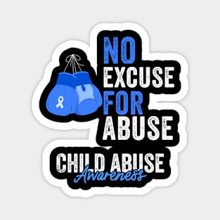 Child Abuse Prevention Awareness Month Blue Ribbon gift idea Magnet