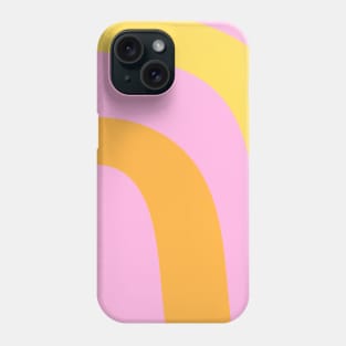 Boho orange and yellow rainbow pattern Phone Case