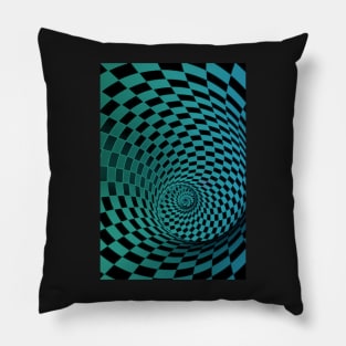 optical illusion Tunnel Pillow