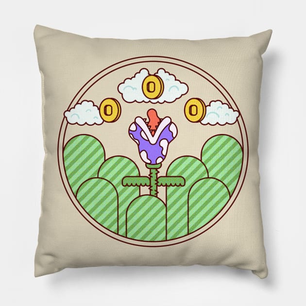 Piranha Plant Jump Pillow by mattserpieces