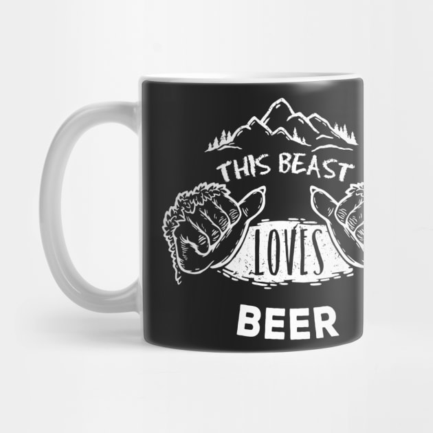  Bigfoot Mountains Sasquatch Yeti Glass Beer Mug