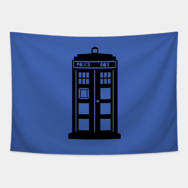 Police Box Tapestry by Thedustyphoenix