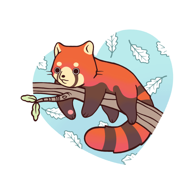 Red Panda Chill by SarahJoncas