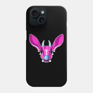 cute pinky mountain gazelle face Phone Case