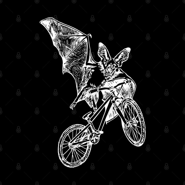 SEEMBO Bat Cycling Bicycle Cyclist Bicycling Bike Fun Biker by SEEMBO