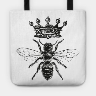 Queen Bee | Black and White Tote