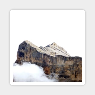 Rock Face White Cloud Sky Magnet