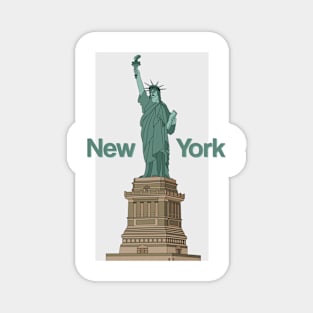 New York (statue of liberty) Magnet