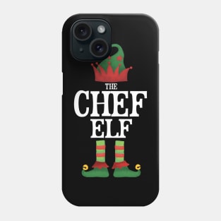 Chef Elf Matching Family Group Christmas Party Pajamas Phone Case