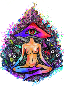 Ajna ( Third Eye Mushroom ) Magnet