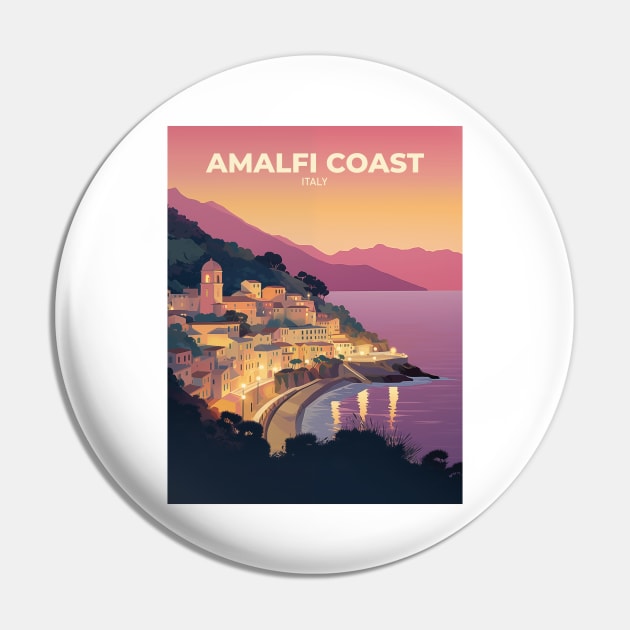 AMALFI COAST Pin by MarkedArtPrints