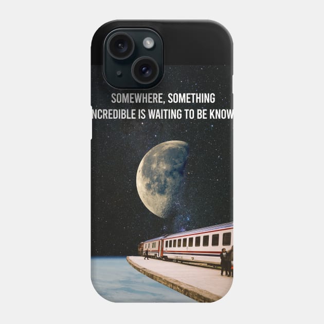 Last train to the moon Phone Case by brokenchina