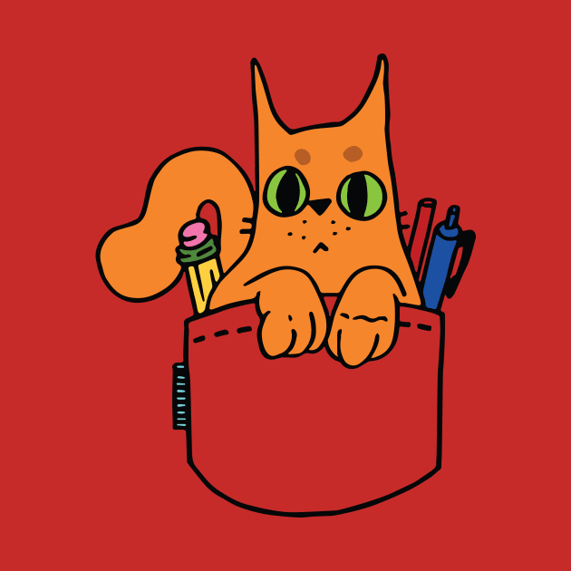 Pocket Pal - Travel Size Cat by Br33zyArt