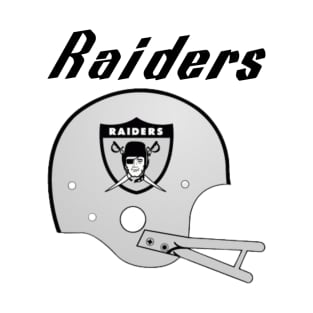 Vintage Raiders Football Helmet T-Shirt