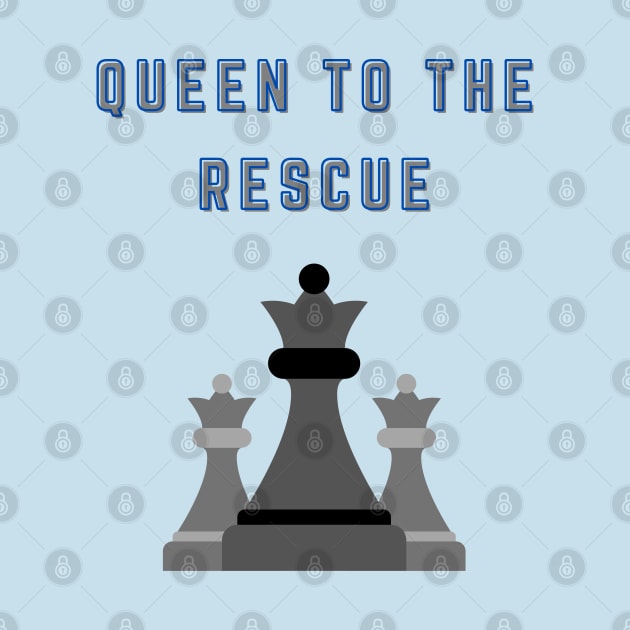 Chess Queen - to the rescue by Chessfluencer