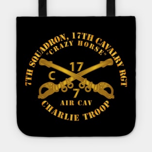 7th Sqn 17th Cav Regt - Charlie Trp - Crazy Horse Tote