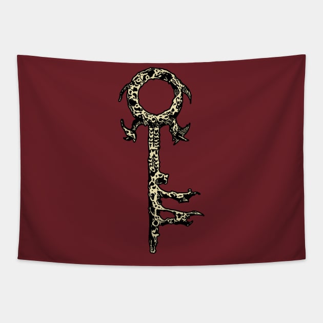 Key to Hell Tapestry by IsopodIndustries