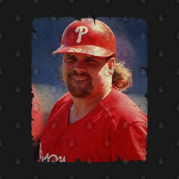 John Kruk in Philadelphia Phillies, 1993 NLCS by PESTA PORA