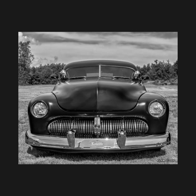 Customized 1950 American Coupe in Black & White by kenmo