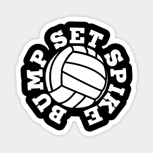 Bump Set Spike volleyball Magnet