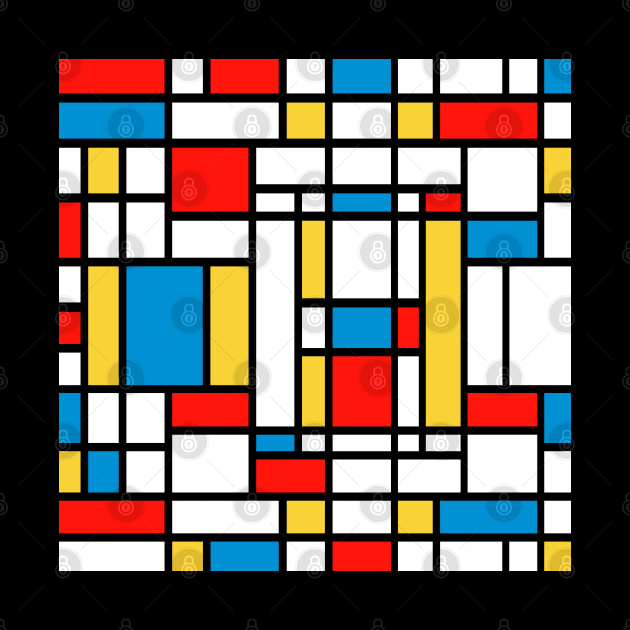 Tribute to Mondrian No2 by Jirka Svetlik