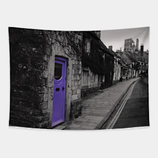 Purple door Tapestry