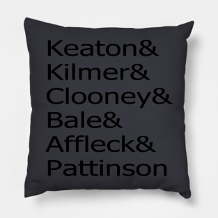 Bat Minute - &&&&& (Black Text) Pillow