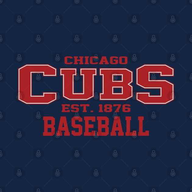 Cubs Chicago Baseball by Cemploex_Art