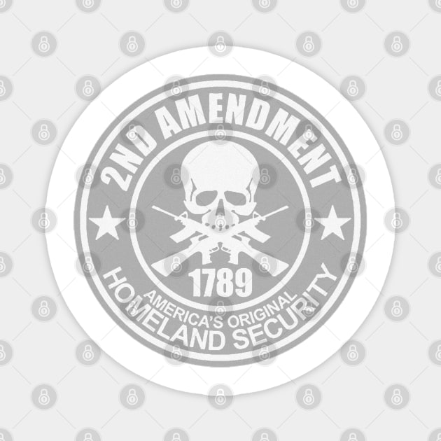 2nd Amendment - Homeland Security Magnet by  The best hard hat stickers 