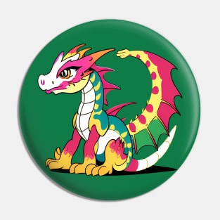 Cute Colorful Dragon Pin