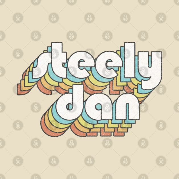 Steely Dan /// Retro Faded-Style Typography Design by DankFutura