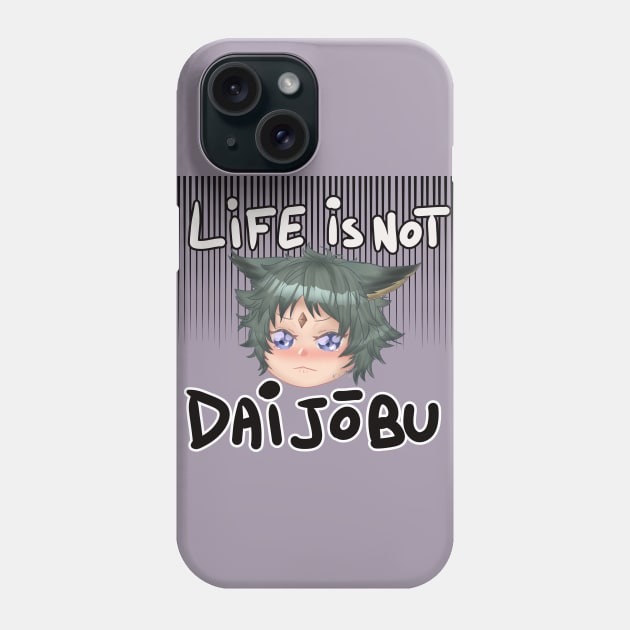 Life is not Daijobu Seox (Granblue Fantasy) Phone Case by Lilynee-