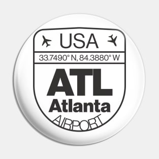 ATL Alanta U-badge Pin