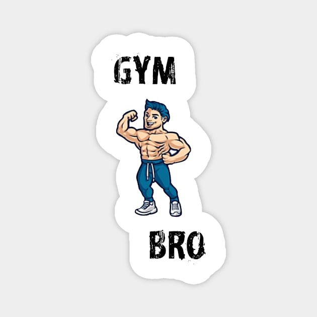 Gym bro Magnet by K-sh0p