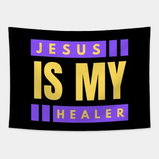 Jesus Is My Healer | Christian Saying Tapestry