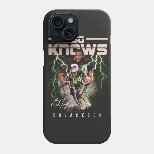 Bo Jackson Aesthetic Tribute 〶 Phone Case by Terahertz'Cloth