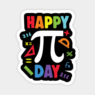 3.14 happy PI Day Pie Day Pi Symbol For Math Lovers and Kids Magnet