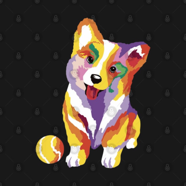 Corgi Art by Digital-Zoo