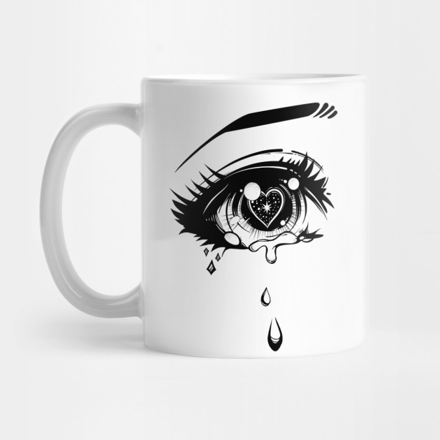 Crying Eyes Love Anime Crying Eyes Love Mug Teepublic