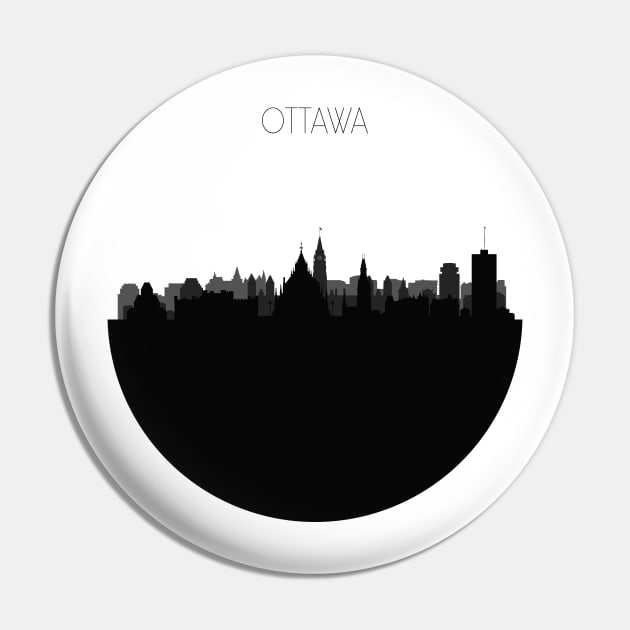 Ottawa Skyline Pin by inspirowl