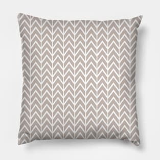 Taupe Coral Tribal Arrows Pattern Indian Indigenous Pillow