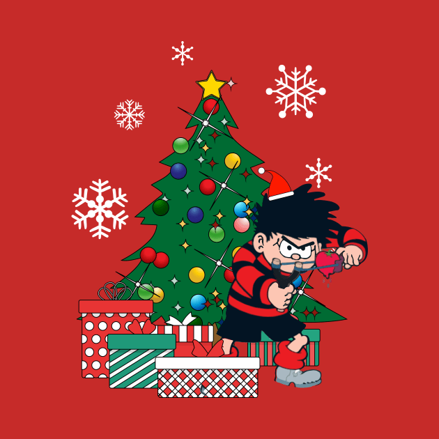 Dennis The Menace Around The Christmas Tree by Nova5